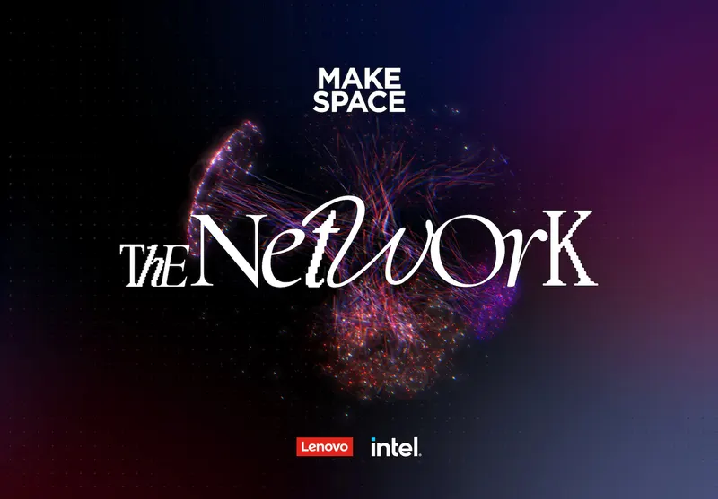 The Network's constellation view animating as collaborators connect